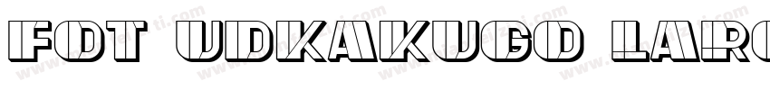 FOT-UDKakugo Large Pr6N字体转换